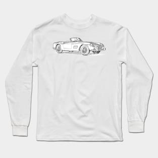 250 GT California Wireframe Long Sleeve T-Shirt